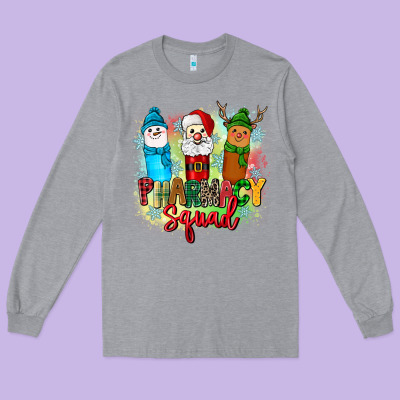 Pharmacy Squad Long Sleeve Tee Designed By Zillion Design Studio