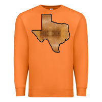Carrot Texas Map Western Horsehide Pattern Premium Sweatshirt - Bettercallsaul