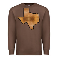 Chestnut Texas Map Western Horsehide Pattern Premium Sweatshirt - Bettercallsaul