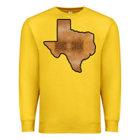Lemon Texas Map Western Horsehide Pattern Premium Sweatshirt - Bettercallsaul