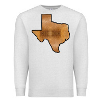 Oatmeal Heather Texas Map Western Horsehide Pattern Premium Sweatshirt - Bettercallsaul