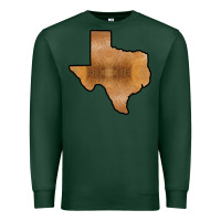 Sports Green Texas Map Western Horsehide Pattern Premium Sweatshirt - Bettercallsaul