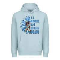 Blue Mist in april we wear blue Premium Hoodie - MaliasSmallBusiness