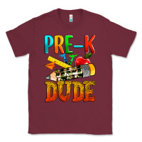 Burgundy pre k dude Classic Tee - texasbilliewilder
