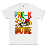 White pre k dude Classic Tee - texasbilliewilder