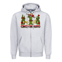 Heather Grey my 1st cinco de mayo Zipper Hoodie - texasbilliewilder