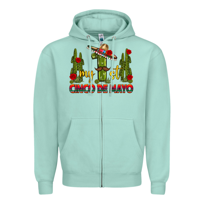 My 1st Cinco De Mayo Zipper Hoodie by texasbilliewilder | Teevron