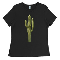 Black cactus Ladies Tee - BarkalooDesign