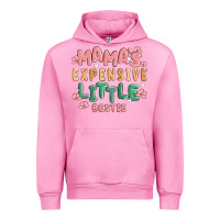 Fuchsia Pink mamas expensive little bestie Urban Hoodie - MaliasSmallBusiness