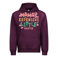 Mauve Wine mamas expensive little bestie Urban Hoodie - MaliasSmallBusiness
