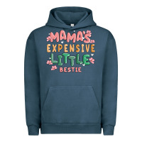 Pigment Midnight Navy mamas expensive little bestie Urban Hoodie - MaliasSmallBusiness