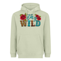 Matcha stay wild Heavyweight Hoodie - HRA Design Shop