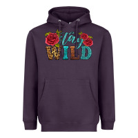 Plum stay wild Heavyweight Hoodie - HRA Design Shop
