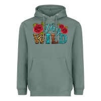 Sage stay wild Heavyweight Hoodie - HRA Design Shop