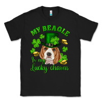 Black st.patrick's day my beagle is my lucky charm Classic Tee - RanaPortraitStore