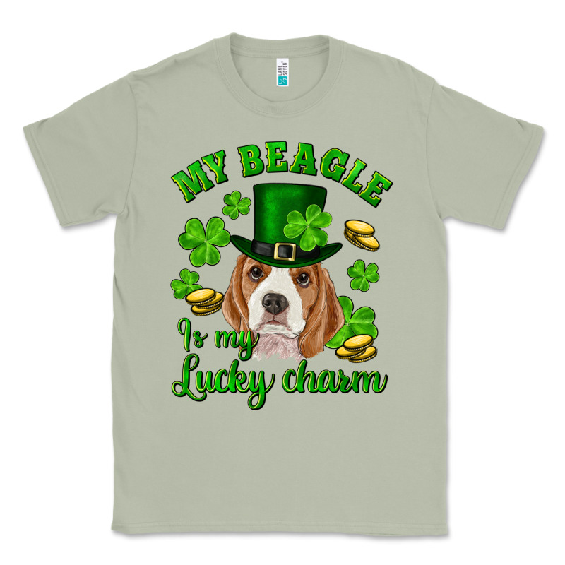 St.patrick's Day My Beagle Is My Lucky Charm Classic Tee by RanaPortraitStore | Teevron
