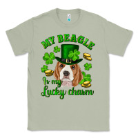 Matcha st.patrick's day my beagle is my lucky charm Classic Tee - RanaPortraitStore