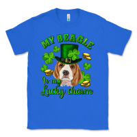 True Royal st.patrick's day my beagle is my lucky charm Classic Tee - RanaPortraitStore