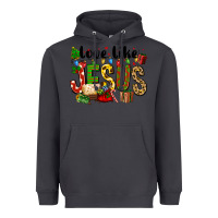 Smoke Christmas love like jesus Heavyweight Hoodie - FaDigitalArtStudio