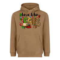 Toasted Coconut Christmas love like jesus Heavyweight Hoodie - FaDigitalArtStudio
