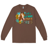 Chestnut western just a girl who loves horses Long Sleeve Tee - texasbilliewilder