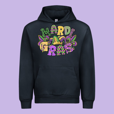 Mardi Gras Urban Hoodie Designed By Maliassmallbusiness