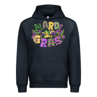 Navy mardi gras Urban Hoodie - MaliasSmallBusiness