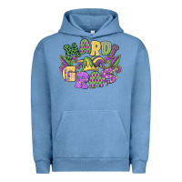 Pigment Pebble Blue mardi gras Urban Hoodie - MaliasSmallBusiness