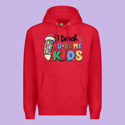 I Teac Au Some Kids Premium Hoodie Designed By Maliassmallbusiness