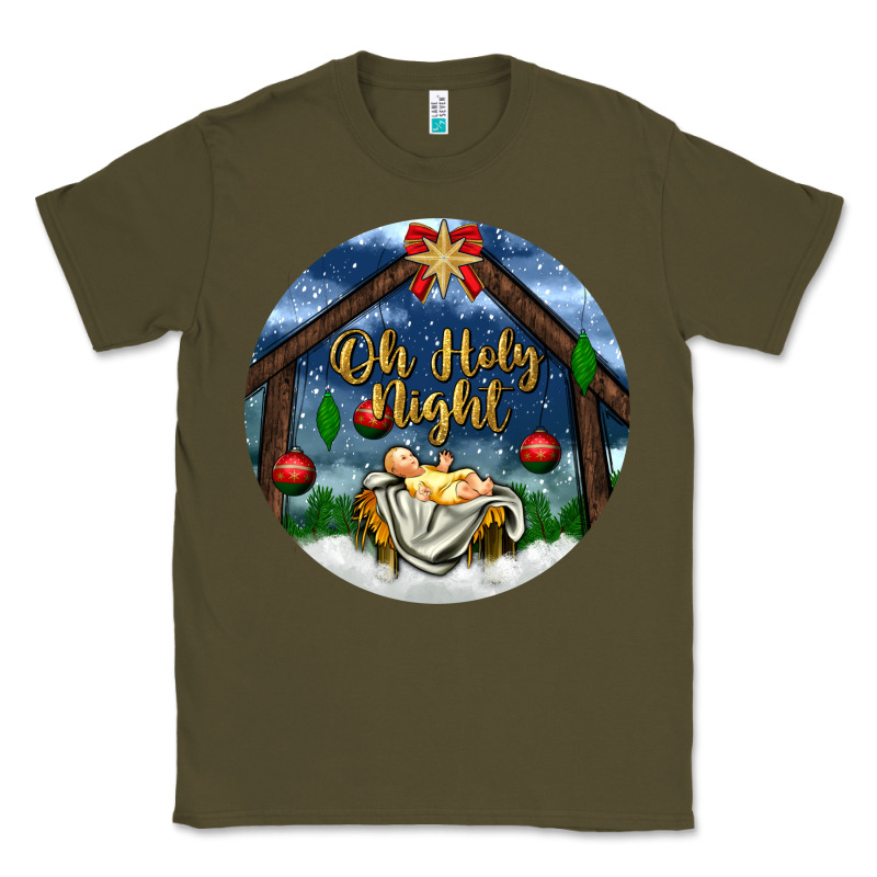 Oh Holy Night Classic Tee by BundleAndBundleShop | Teevron