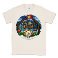 Natural oh holy night Classic Tee - BundleAndBundleShop