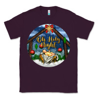 Plum oh holy night Classic Tee - BundleAndBundleShop