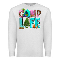 Oatmeal Heather camp life Premium Sweatshirt - AdoDesignShop