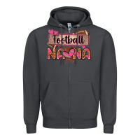 Smoke football nana with leopard Zipper Hoodie - Zillion Design Studio