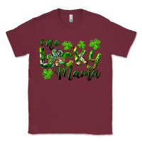 Burgundy st. patrick's day one lucky mama Classic Tee - RanaPortraitStore