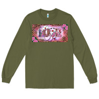 Army Green Valentine's Day Nurse Love Long Sleeve Tee - RanaPortraitStore