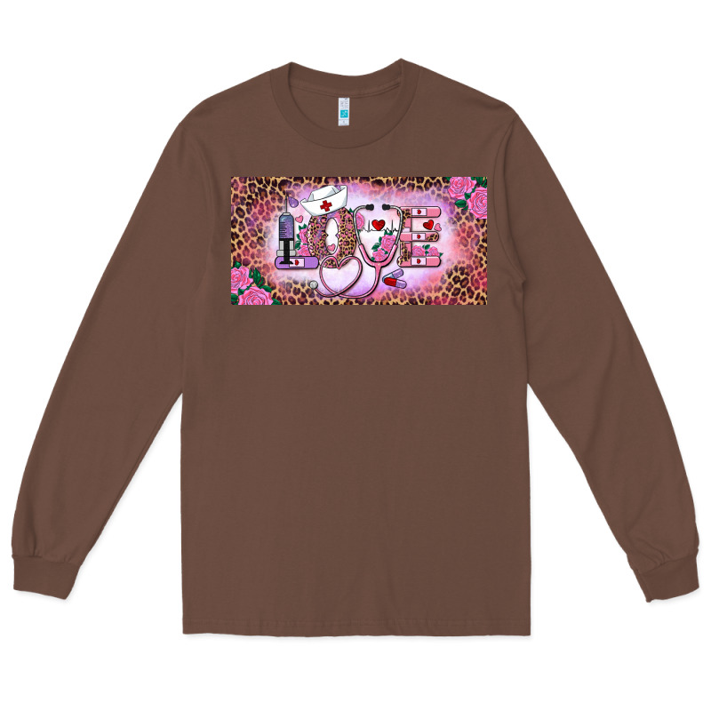 Valentine's Day Nurse Love Long Sleeve Tee by RanaPortraitStore | Teevron