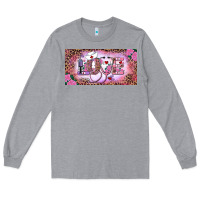 Heather Grey Valentine's Day Nurse Love Long Sleeve Tee - RanaPortraitStore