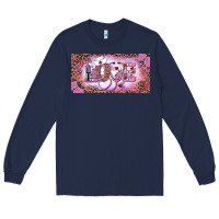 Navy Valentine's Day Nurse Love Long Sleeve Tee - RanaPortraitStore