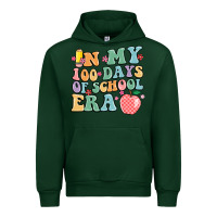 Forest Green in my 100 days of school era Urban Hoodie - MaliasSmallBusiness
