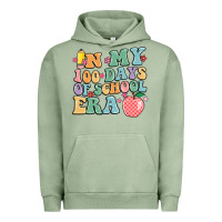 Pigment Oil Green in my 100 days of school era Urban Hoodie - MaliasSmallBusiness