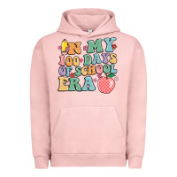 Pigment Salmon in my 100 days of school era Urban Hoodie - MaliasSmallBusiness
