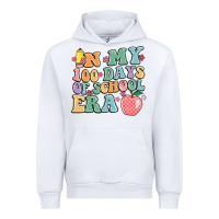 White in my 100 days of school era Urban Hoodie - MaliasSmallBusiness