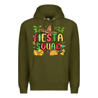 Army Green fiesta squad Premium Hoodie - MaliasSmallBusiness
