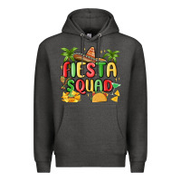 Charcoal Heather fiesta squad Premium Hoodie - MaliasSmallBusiness