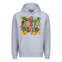 Heather Grey fiesta squad Premium Hoodie - MaliasSmallBusiness