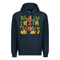 Navy fiesta squad Premium Hoodie - MaliasSmallBusiness
