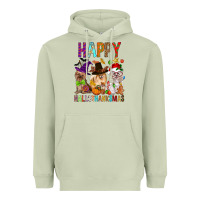 Matcha Happy hallothankmas dog Heavyweight Hoodie - FaDigitalArtStudio