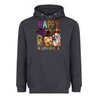 Smoke Happy hallothankmas dog Heavyweight Hoodie - FaDigitalArtStudio