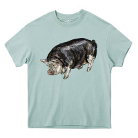 Arona poland china pig Heavy Core Tee - LillyAllenDesigns